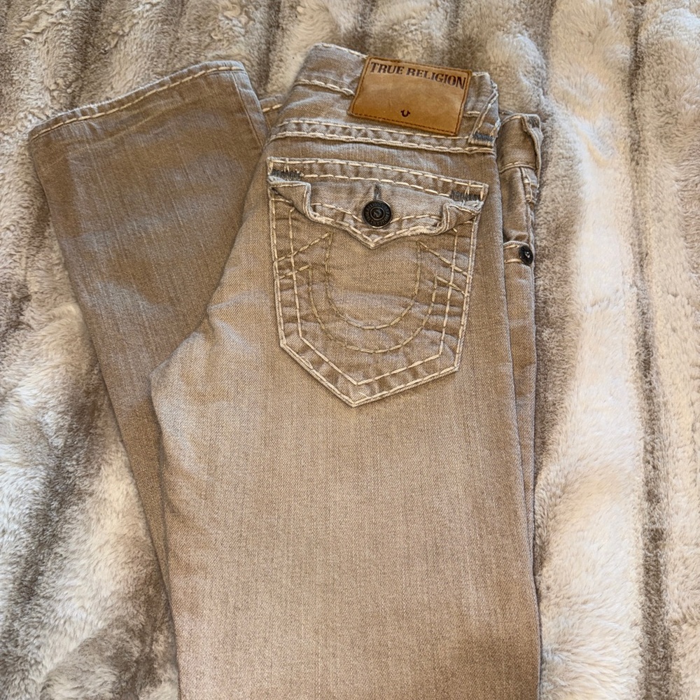 True Religion Men's Tan Jeans